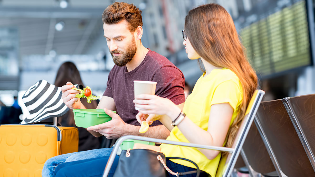 Gluten-Free Travel - Couple Eating