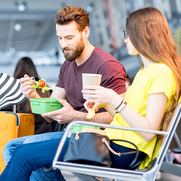 Gluten-Free Travel - Couple Eating