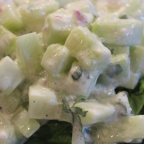 Cool Is Cucumber Mint Salad