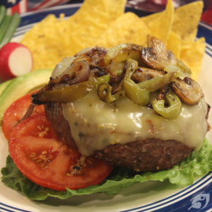 Grilled & Filled Wisconsin Cheesy Goodie Burgers