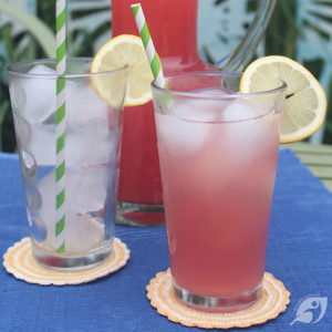 Raspberry Green Tea Lemonade