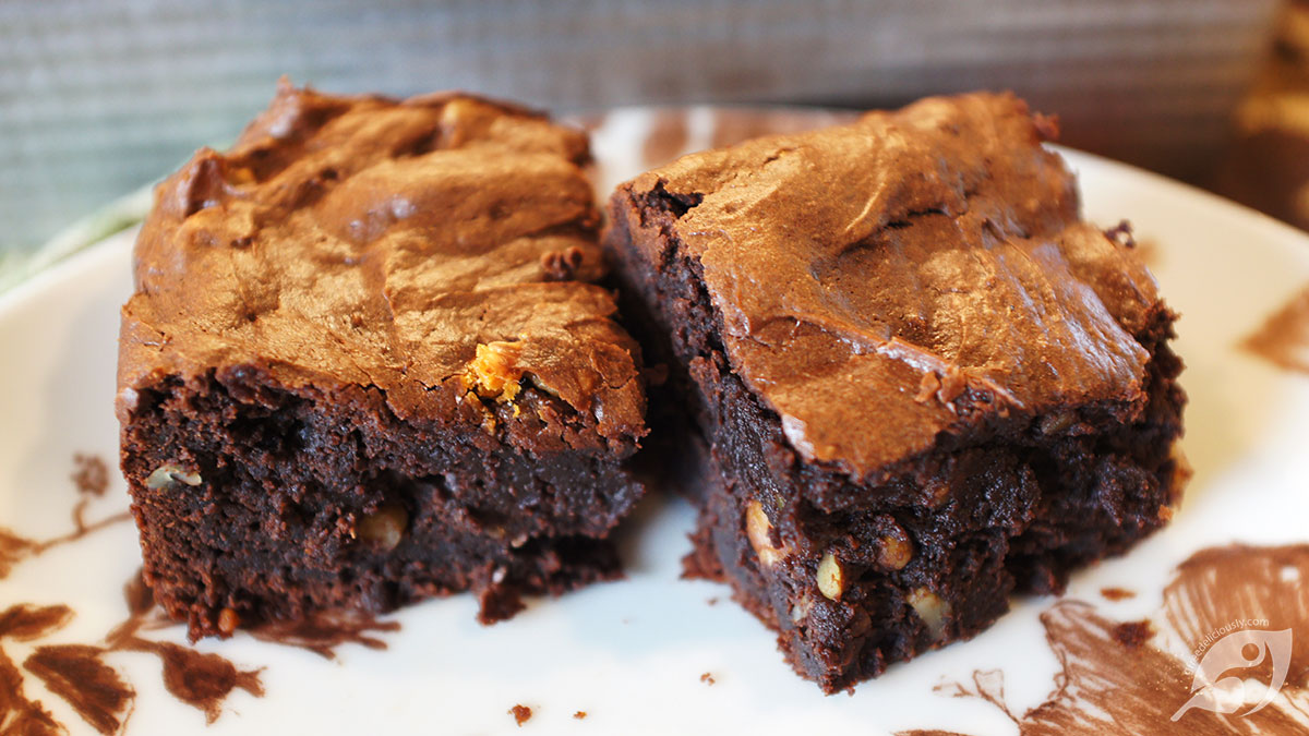 Decadent Dark Chocolate Avocado Brownies