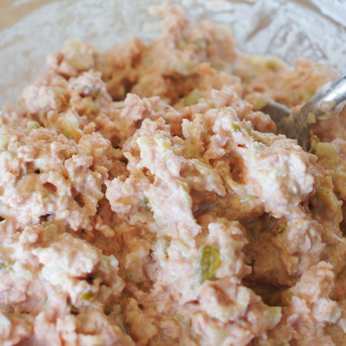 Ground Bologna Spread with Pickles & Onions