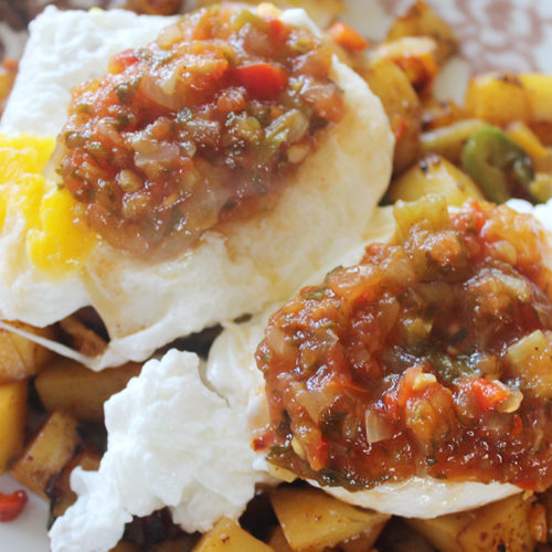 Huevos Rancheros (Ranch Eggs) Lac du Nibiinaabe Style