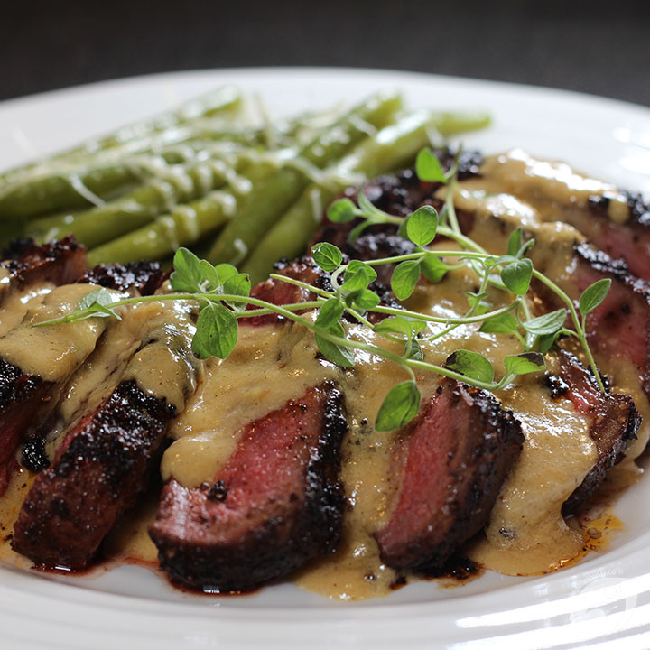 Coffee shop rub steak