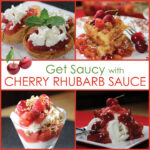 Cherry Rhubarb Sauce on Food