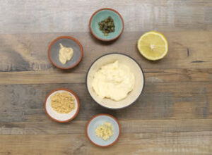 ingredients for the remoulade sauce