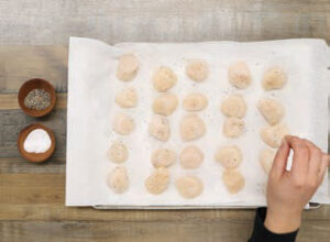 drying sea scallops