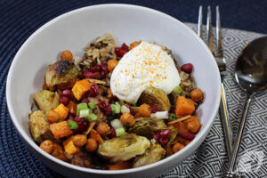 Roasted Veggie & Wild Rice Buddha Bowl