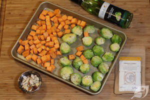 Roasted Veggie & Wild Rice Buddha Bowls step1