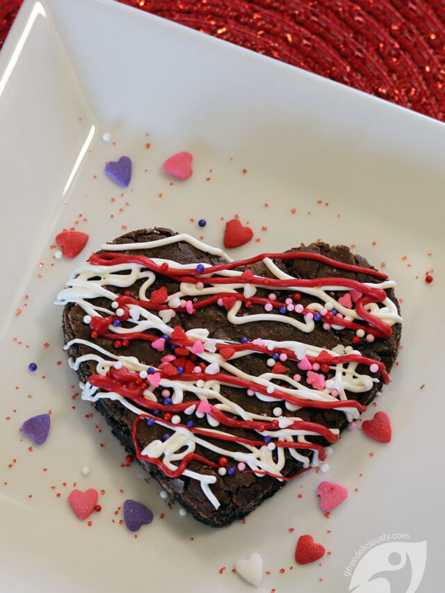 Easy Valentine Brownie Treats