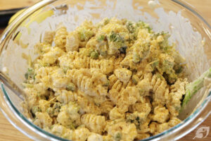 Season with salt and white pepper.