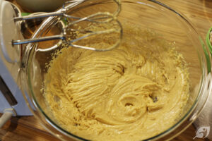 Step 4 - Scrape the bowl as needed, beating everything until incorporated.