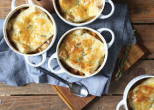 Step 6 - Butternut Squash & Mushroom Chicken (or Turkey) Pot Pies: Serve immediately!