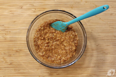 In a large bowl, stir the breadcrumbs, eggs, milk, Worcestershire sauce, salt, pepper, and 1/4 cup barbecue sauce. Let stand until the breadcrumbs soften, about 5 minutes.