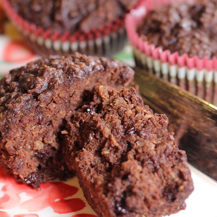 Flourless Chocolate Quinoa Muffins
