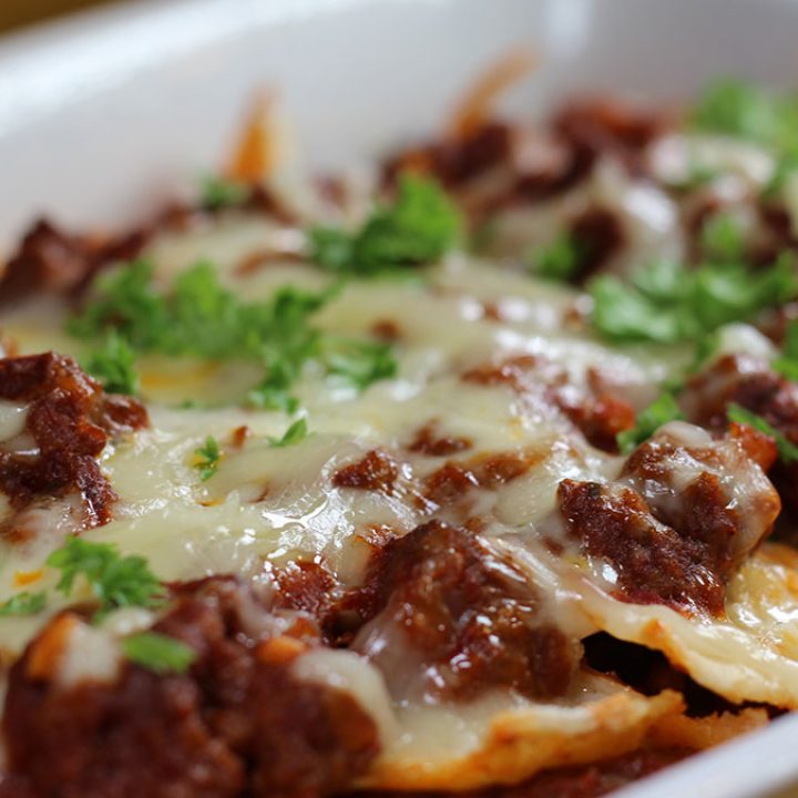 Easy Beef Enchiladas with Homemade Red Sauce